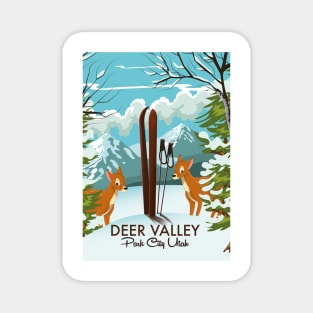 Deer Valley Park City Utah Travel poster Magnet