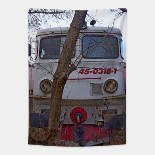 Disused loco, Romania Tapestry