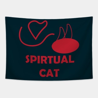 SPIRITUAL CAT VINTAGE DESIGN Tapestry