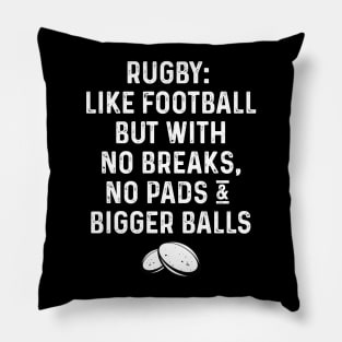 Rugby Like Football But... Pillow