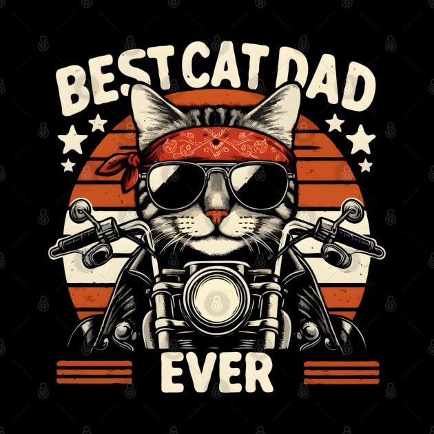 Best Cat Dad Ever Funny Cat Lover by TopTees