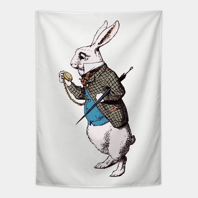 The White Rabbit Tapestry by MandyE