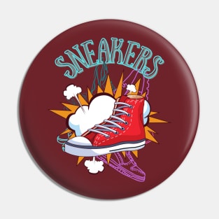 Sneakers. Pin