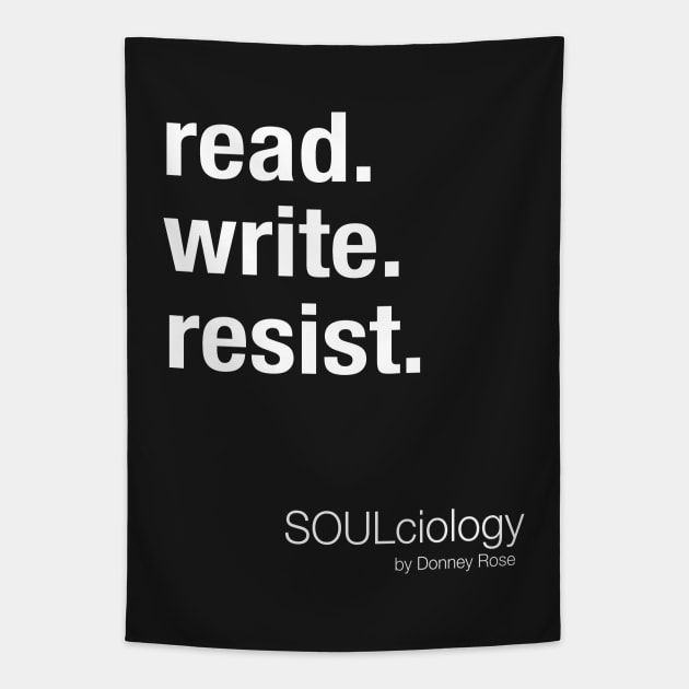 read.write.resist Tapestry by DR1980