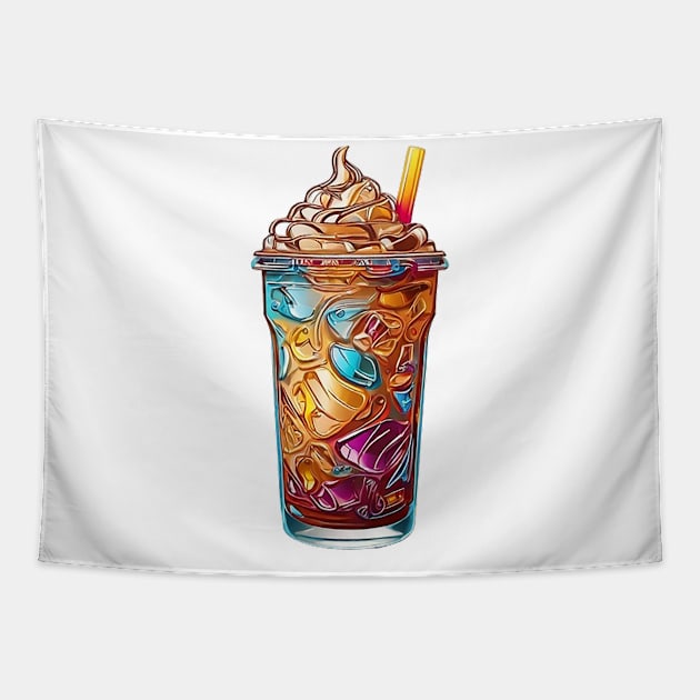 Iced Coffee Tapestry by likbatonboot