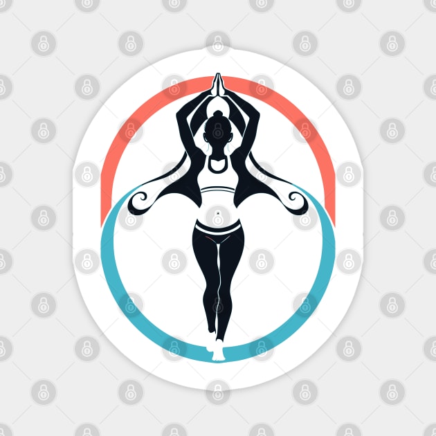 Yoga Meditation Zen Magnet by CGI Studios