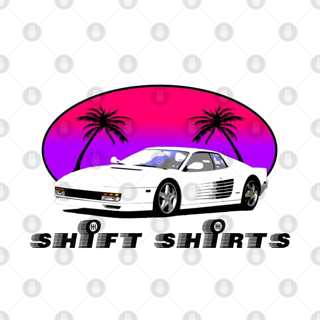 Vice - Ferrari Testarossa Inspired by ShiftShirts