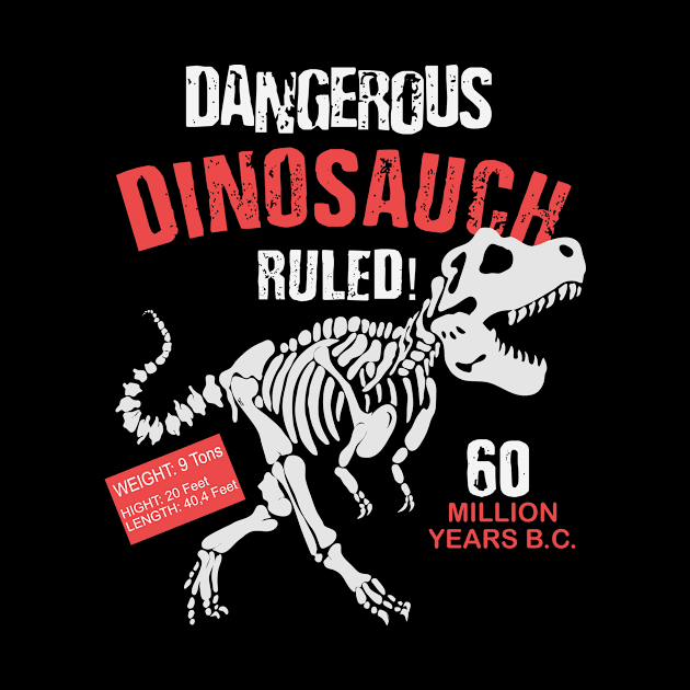 Dinosaur Skeleton Dangerous Dinosaur by RRDESIGN