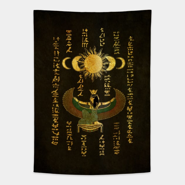 Goddess Isis Tapestry by SnugglyTh3Raven