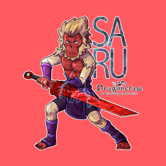 Saru, warrior macaque by Kame