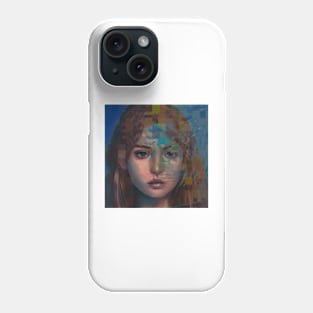 BROTHER WHERE ARE YOU Glitch Art Surrealism Portrait Phone Case