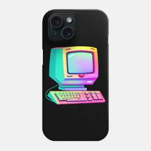 Vintage Computer Retro Colorful Phone Case