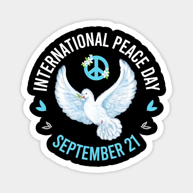 International Day of Peace 21 Sept Magnet by everetto