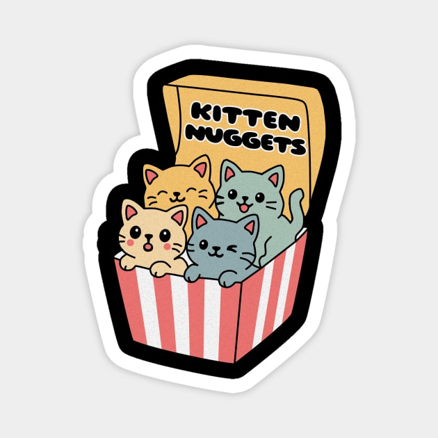 Kitten Nuggets Magnet by Designed By Marty