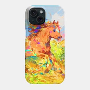 Frolicking Pony - Children's Book Art Phone Case