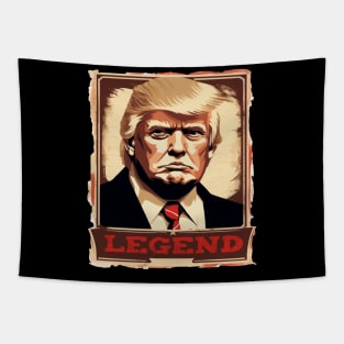 Trump 2024 President Legend Tapestry