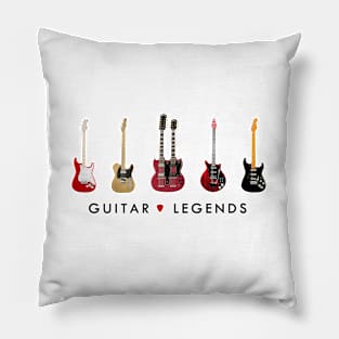 Guitar Legends Collection Pillow