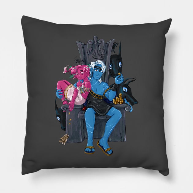 Giver of Wealth Pillow by Thedustyphoenix