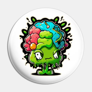 Alien Brain Pin