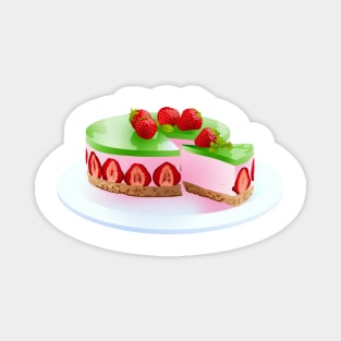 Sailor Jupiter Themed Cheesecake Magnet