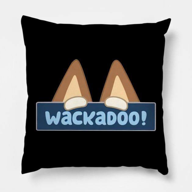 Wackadoo Pillow by Justine Nolanz