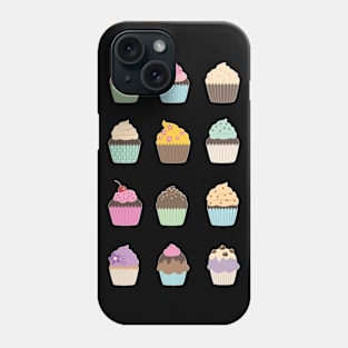 Cupcake Multi Design Set Phone Case