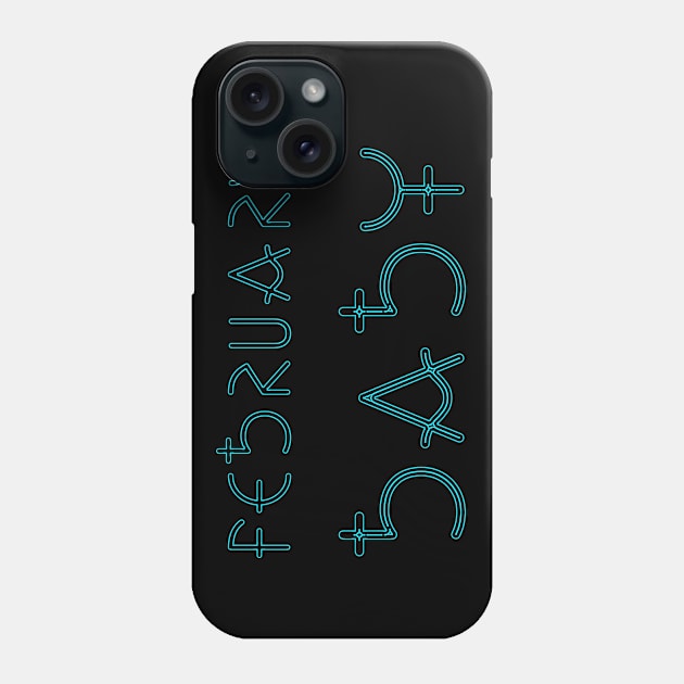 Month of February Phone Case by Zodiac Syndicate