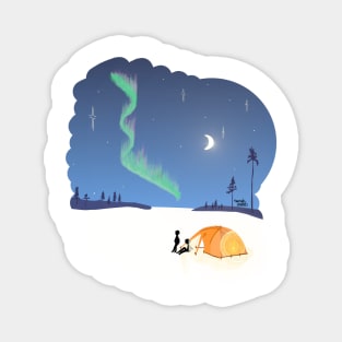 Scandinavia: Aurora Borealis pitch Magnet