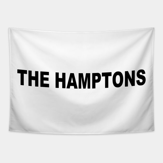 The Hamptons Black Tapestry by IdenticalExposure