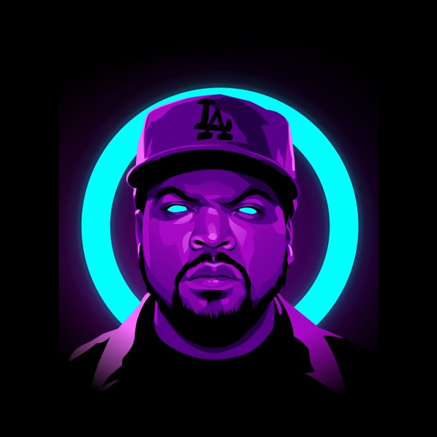 Ice Cube illustration - Rappers - Phone Case