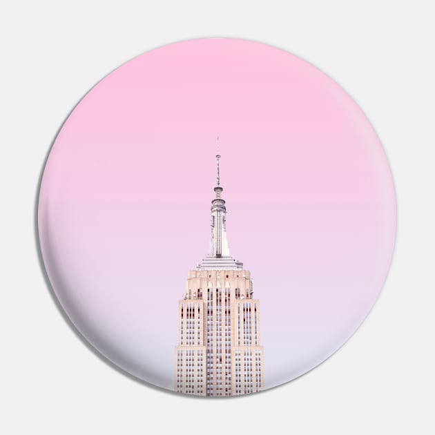 Pink Sky Skyscraper, New York City Pin by NewburyBoutique