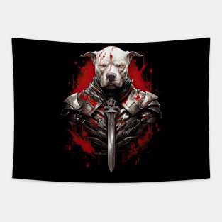 Pitbull King Tapestry