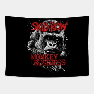 Skid Row Monkey Business Tapestry