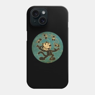 FELIXTHE CAT  JUGLING RETRO Phone Case