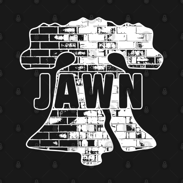 Philly Jawn Liberty Bell Brick Grunge Philadelphia PA by TeeCreations