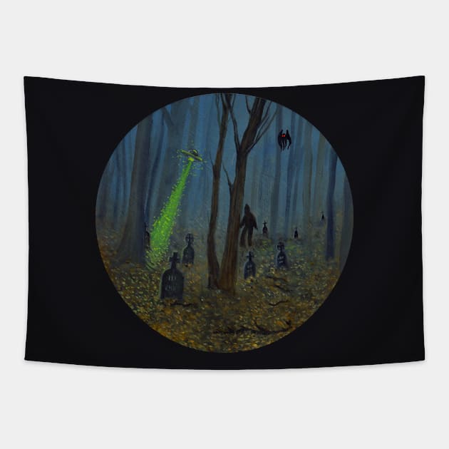 Deep in the Forest Tapestry by Wallflower Ghost