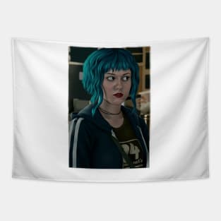 Blue Ramona Tapestry