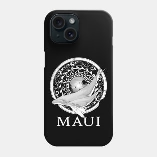 Humpback whales Shield of Maui Phone Case