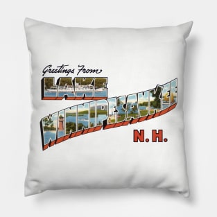 Greetings from Lake Winnipesaukee Pillow