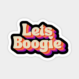 Let's Boogie! (Sunset) Magnet