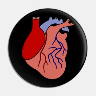 Human Heart Pin