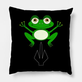 cute frog Pillow