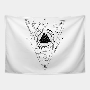 Valknut | Norse Pagan Symbol Tapestry