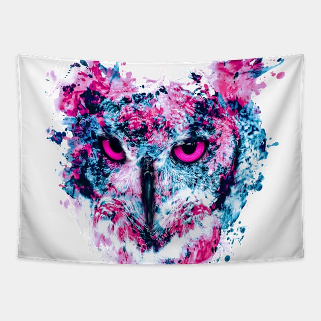 Owl IV Tapestry by rizapeker