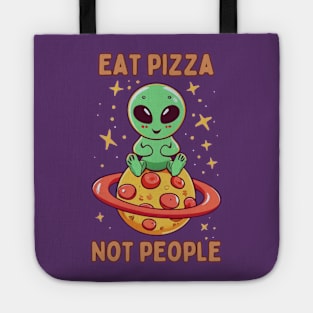 Eat pizza not people Tote