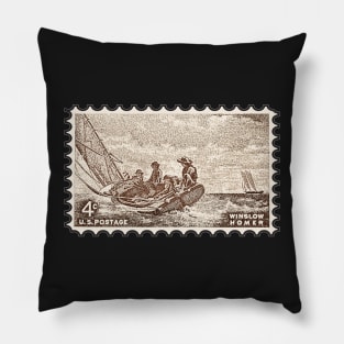 Winslow Homer Stamp Pillow