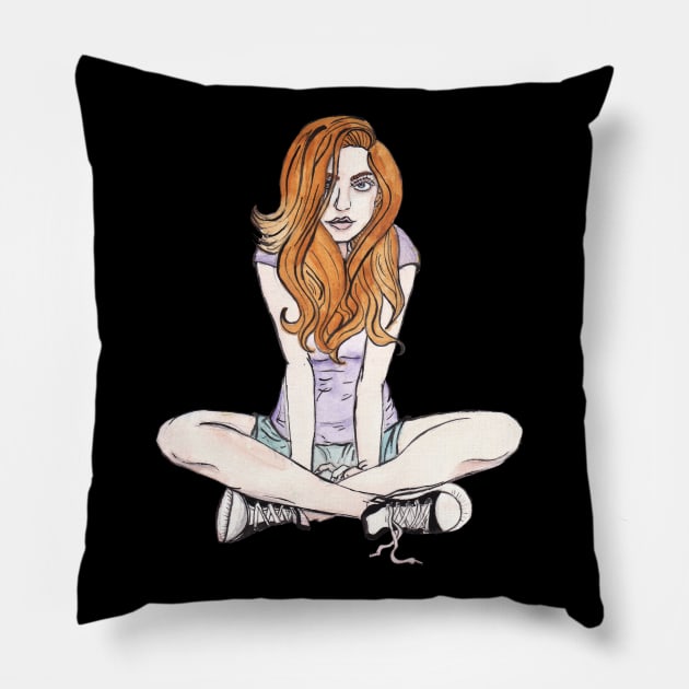 Waiting Game Pillow by BecKoffee