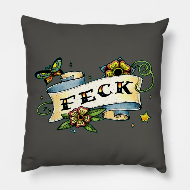 Feck Pillow by Scrotes