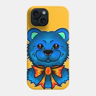 Blue Bear & Tie Dye Tie Phone Case