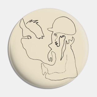 Horse on my line - Oneliner Pin